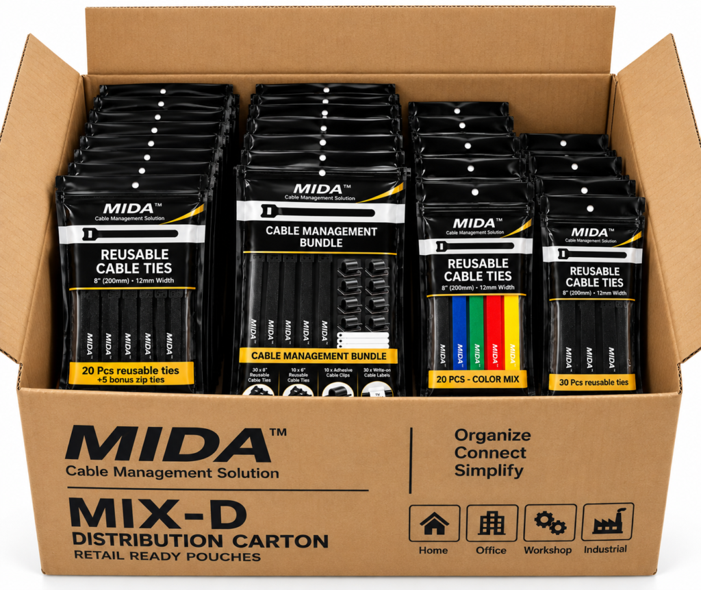 MIDA cable management products