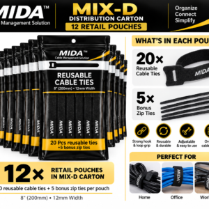 MIDA MIX-D – Promotional Distribution Carton – 20 Retail Pouches with 4 Bonus Pouches - Image 3