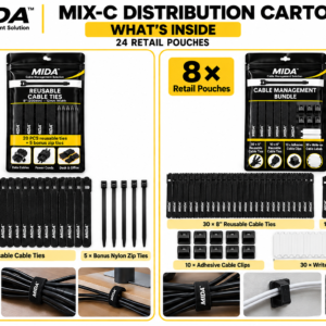 MIDA MIX-C – Distribution Carton – 24 Retail Pouches - Image 3